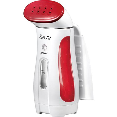 Salav Travel Handheld Garment Steamer Ts 01 Red The Home Depot