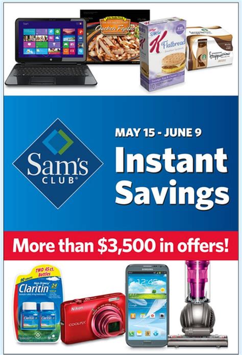 Sam S Club Instant Savings Book May 15 June 9 For All Members Al Com