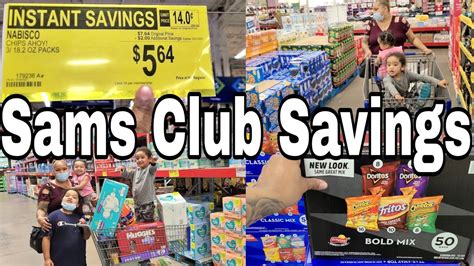 Sams Club Grocery Haul Shop With Me Instant Savings Deals Youtube