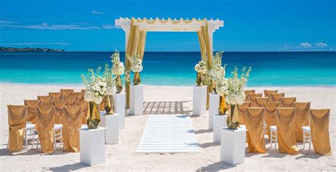 Sandals Resorts Weddings Band Of Gold Inspiration Beach Destination