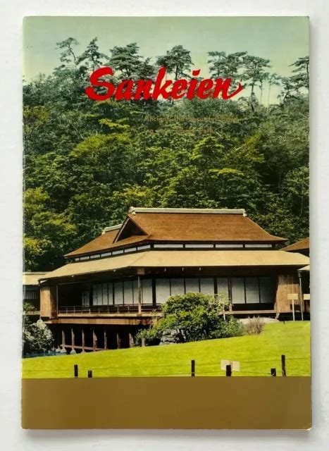 Sankei En Park Japan Vintage Travel Guide Booklet 1960S Tourist Rinshun