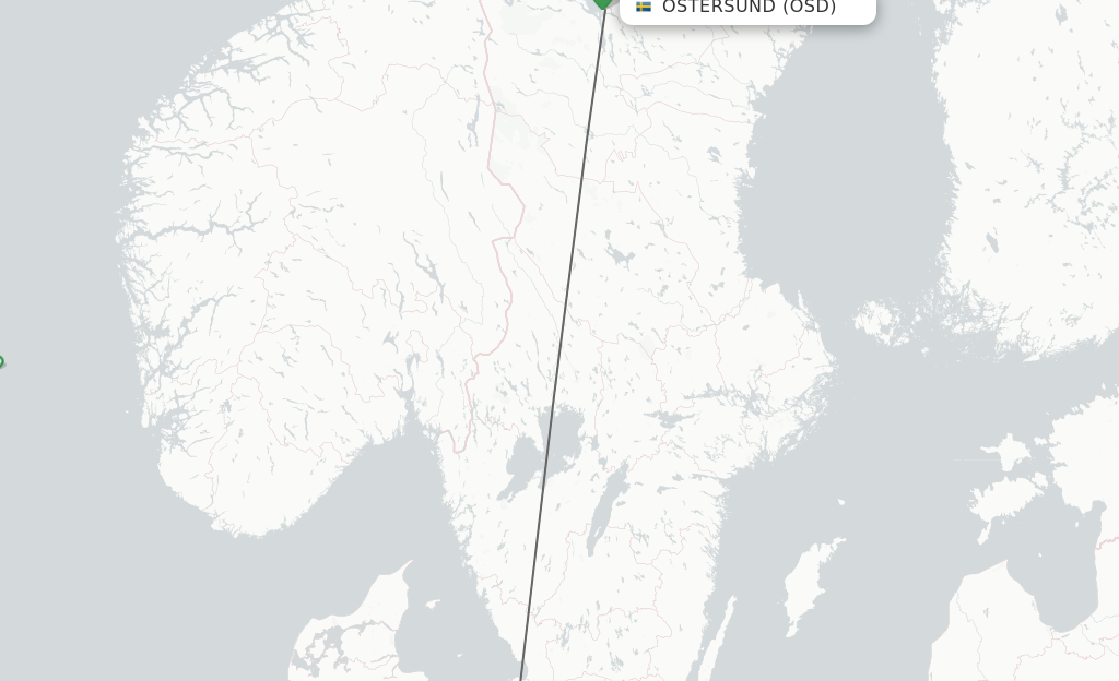 Sas Flights From Ostersund Osd Flightsfrom Com