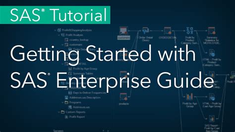 Sas Tutorial Getting Started With Sas Enterprise Guide Quickstart