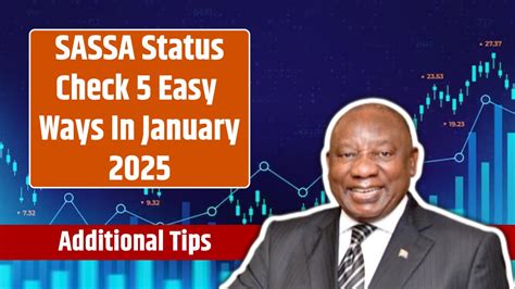 Sassa Status Check 5 Easy Ways In January 2025 Know Additional Tips