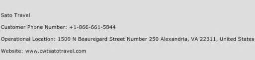 Sato Travel Number Sato Travel Customer Service Phone Number Sato