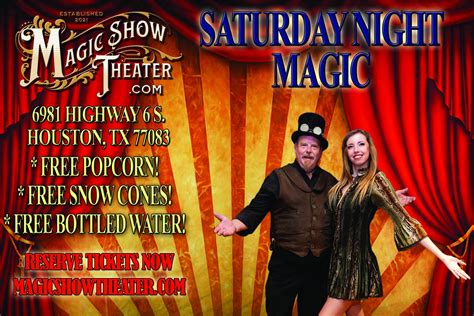 Saturday Night Magic Show Magic Show Theater Family Events