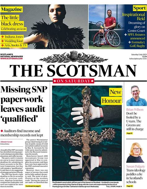 Scotland S Papers Missing Snp Documents And France Travel Warning