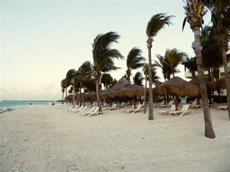 Secrets Akumal Beach Has Lots Of Palapas To Sit In The Shade And Sip A