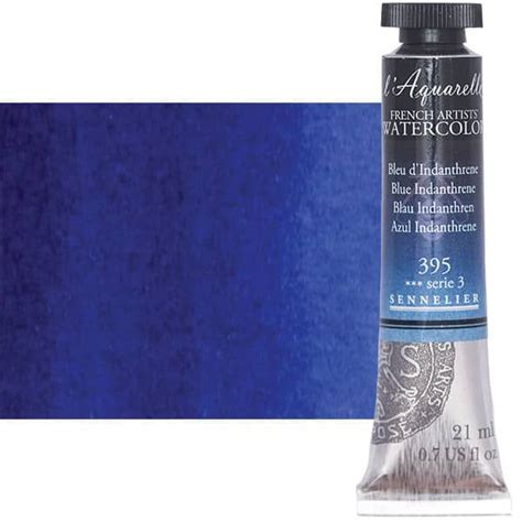 Sennelier L Aquarelle Artists Watercolor Blue Indanthrene 21Ml Tube