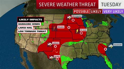 Severe Weather In The Forecast What We Know Videos From The Weather