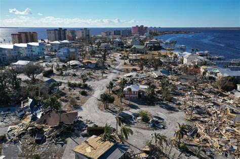 Severely Damaged Fort Myers Beach Abs Cbn News