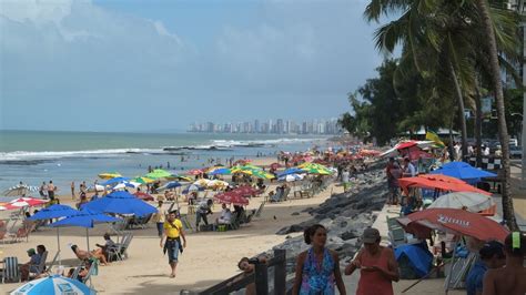 Shark Warnings Don T Stop Sunbathers From Flocking To Recife Beaches In