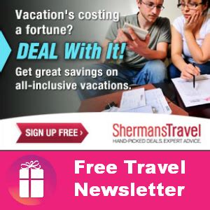 Shermans Travel Free Newsletter