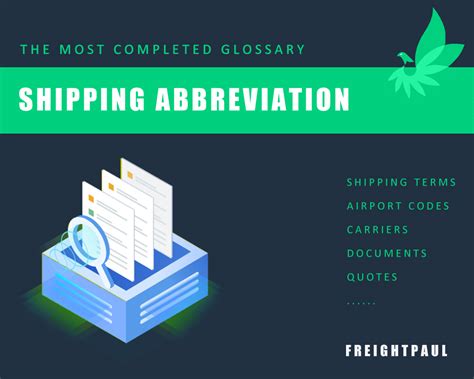 Shipping Abbreviation Glossary With Explanation 2020 Freightpaul