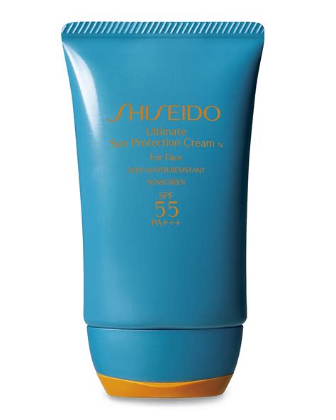 Shiseido Travel Size Ultimate Sun Protection Cream Spf 55 For Face Spf 55 Skin Care