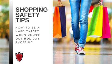 Shopping Safety Tips How To Be A Hard Target When Out Holiday Shopping