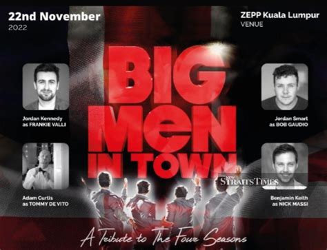 Showbiz Amp 39 Big Men In Town Amp 39 Tribute To Four Seasons On Nov 22 New Straits Times Malaysia