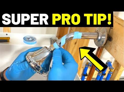 Shower Head Replacement Try This Pro Plumber Tip For Ptfe Tape