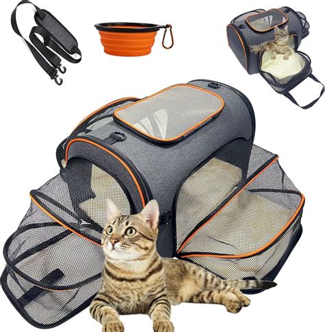 Siivton Travel Pet Carrier Crate Expandable Glwec In