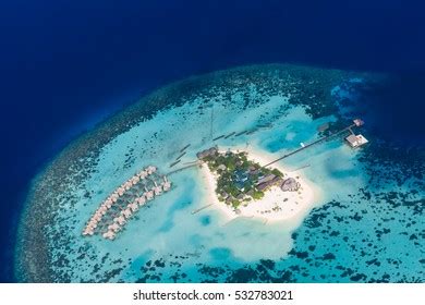 Similar Images Stock Photos Vectors Of Maldives Beach Aerial View