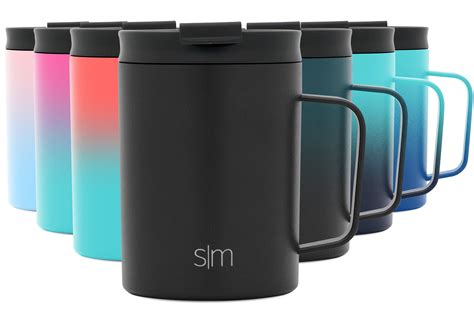 Simple Modern 12Oz Scout Coffee Travel Mug Tumbler W Clear Flip Lid