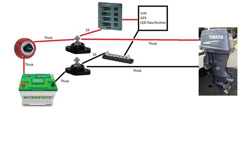 Simple Wiring Diagram For Boat Single Battery Battery Wiring Question The Hull Truth