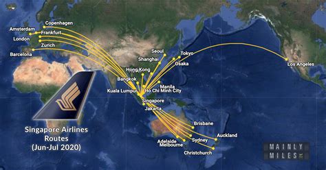 Singapore Airlines Flight Destinations