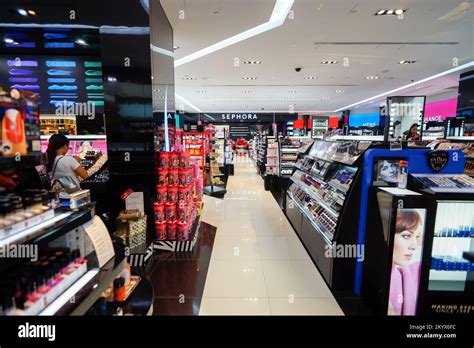 Singapore November 08 2015 Interior Of Sephora Store In The Shoppes