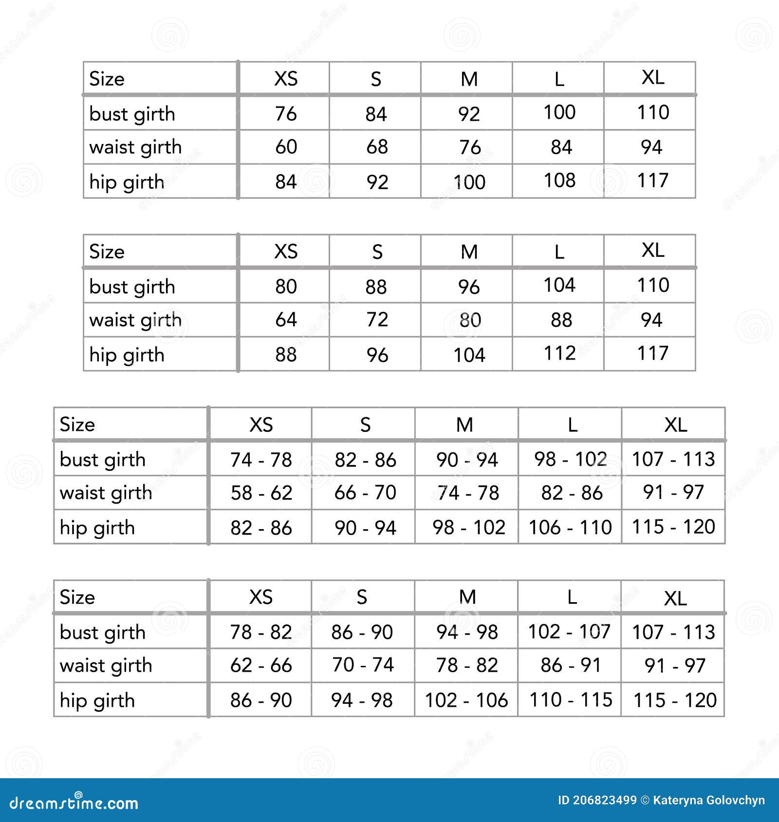 Size Chart For Mens Uniforms Uniforms By Olino