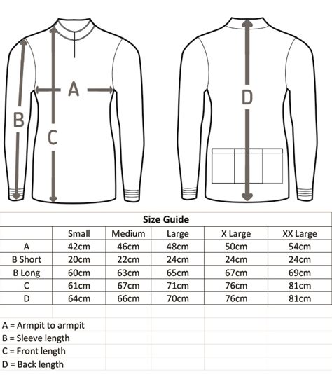 Size Guide En Xxl Magliamo