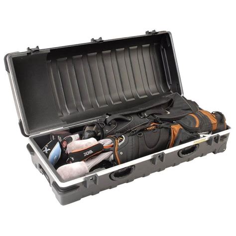 Skb Cases Double Ata Standard Hard Plastic Storage Wheeled Golf Bag