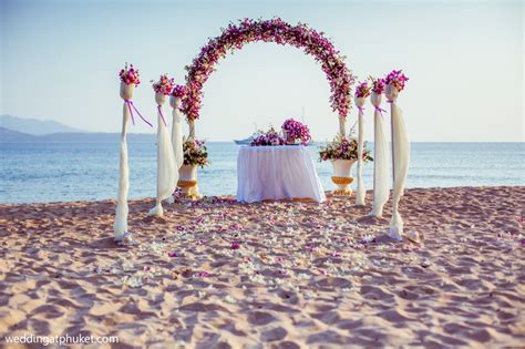 Small Budget Cheap Beach Wedding Ceremony Phuket