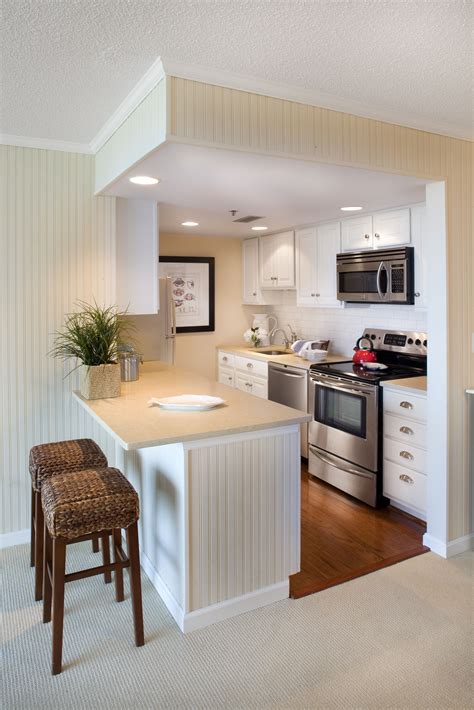 Small But Perfect For This Beach Front Condo Kitchen Designed By