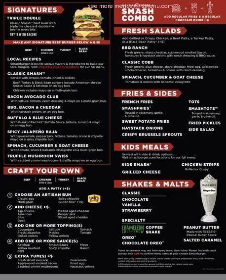 5 Smashburger Destin Menu Items