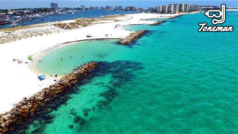 Snorkeling In Destin Florida East Pass Jetty Norriego Point Youtube