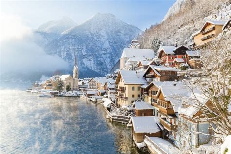 Snowy Places In December Europe