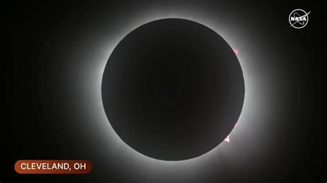 Solar Eclipse Arrives In Cleveland Good Morning America