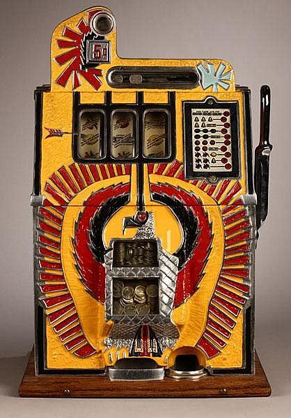 Sold At Auction A Mills War Eagle 5 Cent Slot Machine