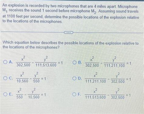 Solved An Explosion Is Recorded By Two Microphones That Are Chegg Com