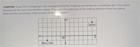 Solved Camping Troop 175 Is Designing A New Campground By First