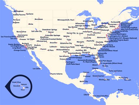 Southwest Air Top Destinations