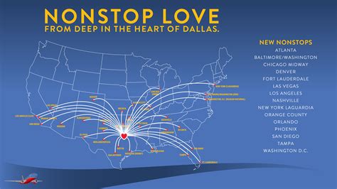 Southwest Airlines Announces New Routes Out Of Dallas