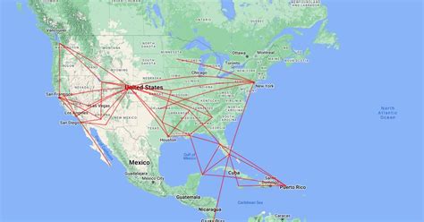 Southwest Airlines Route Map Scribble Maps