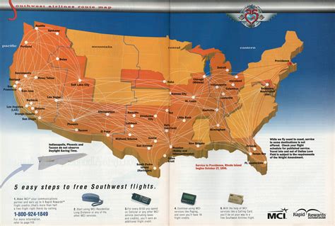 Southwest Airlines Route Map Tiklozo