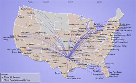 Southwest Airlines Routes Pikolgz