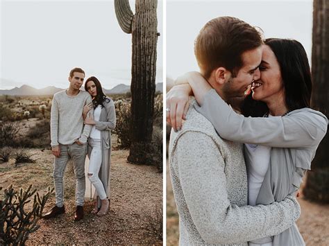 Southwestern Destination Engagement Shoot By Chelsea Denise Photography