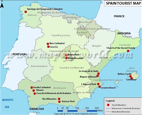 Spain Travel Information Map Things To Do Getting In