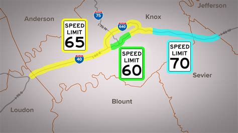 Speed Limits Increase On I 40 I 75 I 640 In Knoxville Overnight Wbir Com