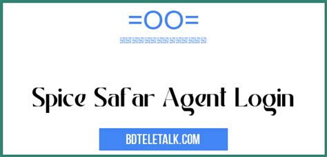 Spice Safar Agent Login