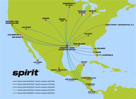 Spirit Airlines Announces A Major Expansion At Houston 10 New